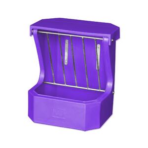AgBoss Hay Rack Feeder with Lid | Purple