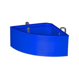 AgBoss 45L Corner Feeder - Blue