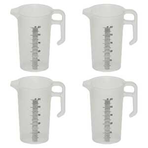 Pourmaxx 4 Pack 250mL Plastic Measuring Jug | 801100