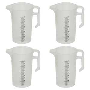 Pourmaxx 4 Pack 500mL Plastic Measuring Jug | 801112