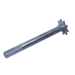 Cox Lawnmower Lower Steering Shaft and Sprocket | 89083