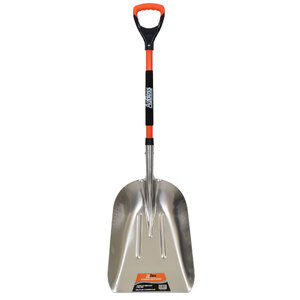 AgBoss Fibreglass D-Handle Aluminium Grain Shovel