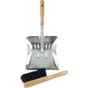 AgBoss Steel Dustpan & Broom