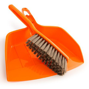 AgBoss Plastic Dustpan & Brush