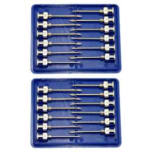 Vet-Tec 24 Pack 16G x 1" Luer Lock Veterinary Syringes | A0896