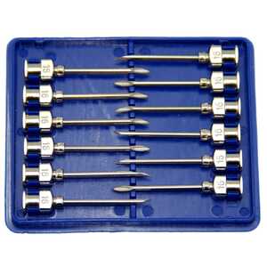 Vet-Tec 12pk 19g x 1/2" Luer Lock Needles