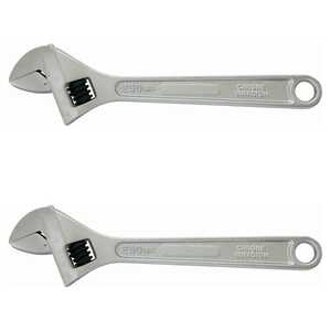 KC Tools 2 Pack 300mm Adjustable Wrench Shifter | A13031