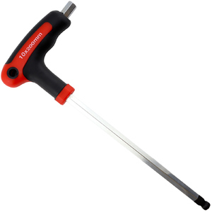 KC Tools 10mm x 200mm Metric T-Handle Hex Allen Key with Ball End