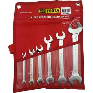 KC Tools 6pc 1/4" - 1" AF Open End Spanner Set