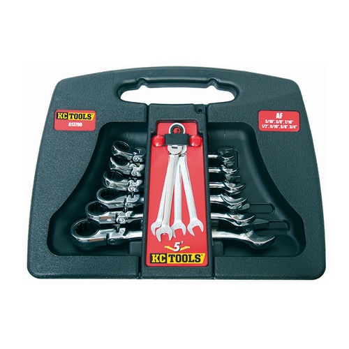 KC Tools 7 Piece Flex Head Ratchet Spanner Set AF | A13790