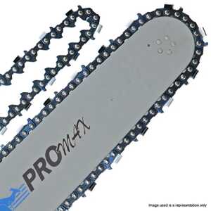 Archer 18" Chainsaw Bar & 2 Chain Combo | 3/8" Pitch, .063" Gauge, 66 DL