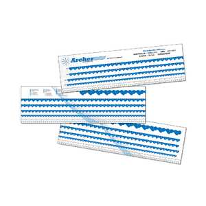 Archer Chainsaw Chain Measuring Chart Sticker | A997