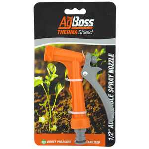 AgBoss 1/2" Adjustable Garden Hose Spray Nozzle