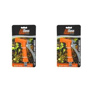AgBoss 2 Pack 1/2" Adjustable Garden Hose Spray Nozzle | AB2020