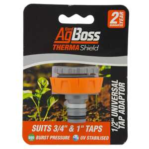 AgBoss 1/2" Universal Garden Hose Tap Adaptor