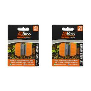 AgBoss 2 Pack ThermaShield 1/2" Hose Joiner Fitting | AB4035