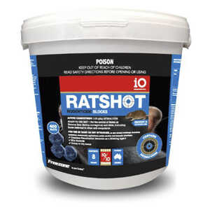 iO 2kg Ratshot Grain Rodent Bait Blocks | Blue | 11837