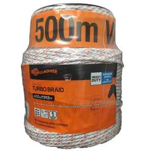 Gallagher 500m Turbo Equine Electric Fence Braid