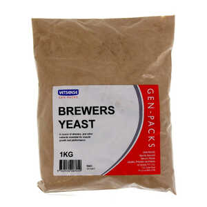 Vetsense 1kg Brewers Yeast Feed Supplement for Dogs & Horses