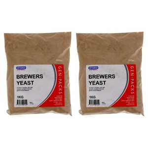Vetsense 2 Pack 1kg Brewers Yeast Feed Supplement for Dogs & Horses