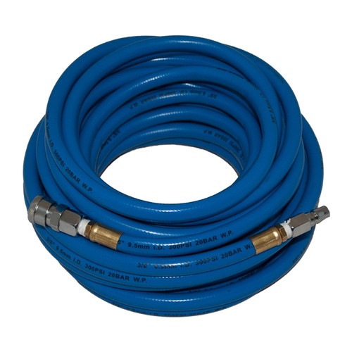 KC Tools 3/8" x 15m PVC Air Hose with Coupling