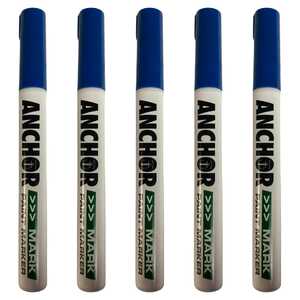 Anchor 5 Pack Mark Paint Marker | Blue | AMBU