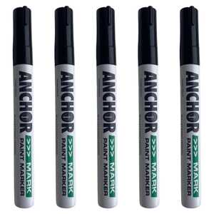 Anchor 5 Pack Mark Paint Marker | Black | AMB