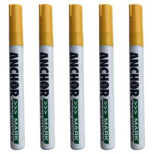 Anchor 5 Pack Mark Paint Marker | Yellow | AMY
