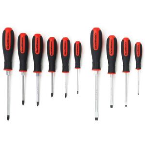 GearWrench 10pc Cushion Grip Combination & PoziDrive Screwdriver Set