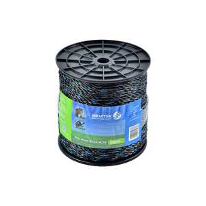 Nemtek 200m 6mm MIX6 Electric Fence Poly Rope | Black | AW-PRBMIX6/200B
