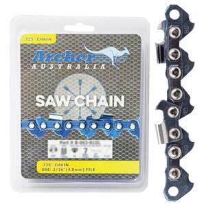 Archer Semi-Chisel Chainsaw Chain Loop - .325" .050" 72DL