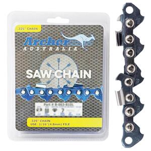 Archer Semi-Chisel Chainsaw Chain Loop - .325" .058" 72DL