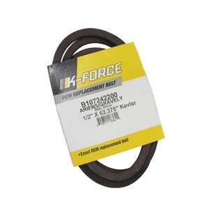 Sunbelt K-Force 1/2" x 62.375" Lawnmower Drive Belt | B107242200