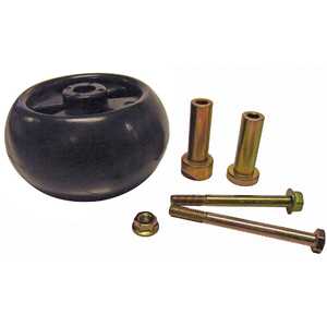 JAK Max 127mm x 70mm Lawnmower Deck Wheel Assembly | John Deere | B1JD50
