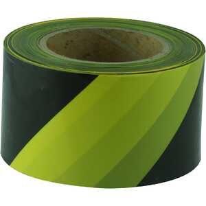 Maxisafe Yellow and Black Barricade Tape 100 x 75mm