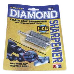 Eze-Lap 5/32" Chainsaw Diamond Grinding Stone with Guide | CSG 5/32