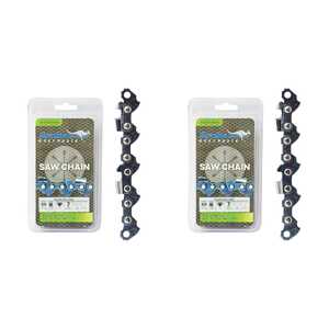 Archer 2 Pack 3/8" LP .043" 57DL Semi-Chisel Chainsaw Chain Loop | D-043-57DL