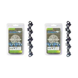 Archer 2 Pack 3/8" LP .050" 49DL Semi-Chisel Chainsaw Chain Loop | D-050-49DL