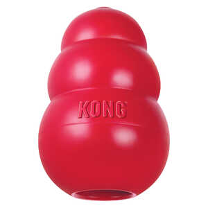 Kong Classic Rubber Dog Treat Chew Toy | XXLarge | Red | KK