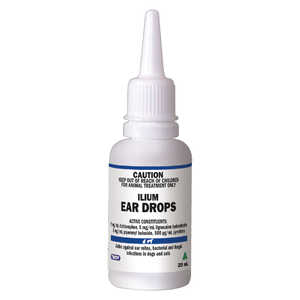 Troy 20ml Ilium Ear Drops for Dogs & Cats | DHI1100