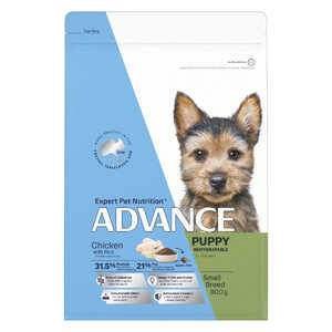 Advance 8kg Puppy Small Breed Dry Dog Food | Chicken with Rice | DPA0040