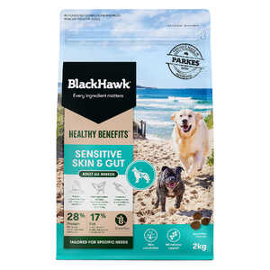 Black Hawk 2kg Healthy Benefits Sensitive Skin & Gut Dry Dog Food | DPB1520