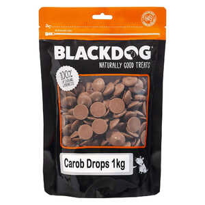 Blackdog 1kg Carob Drops Dog Treats | DTB0395