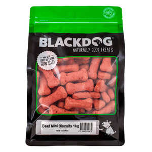 Blackdog 1kg Mini Beef Dog Biscuits | DTB0580