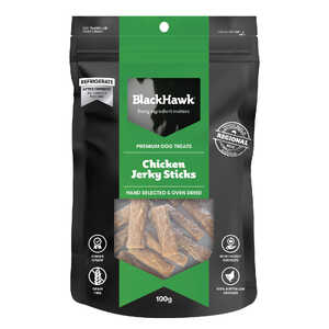 Black Hawk 100g Chicken Jerky Sticks Dog Treats | DTB9065
