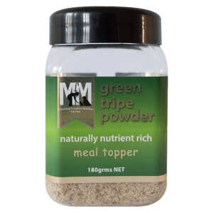 MFM 180g Green Tripe Powder Nutrient Rich Dog Meal Topper | DTM0015