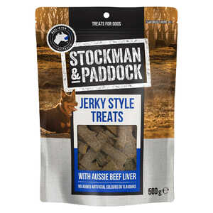 Stockman & Paddock 500g Beef Jerky Dog Treats
