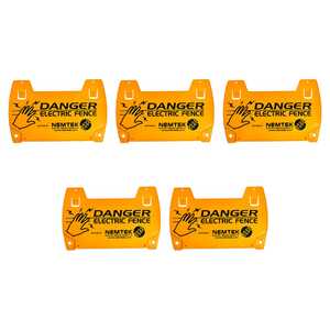 Nemtek 5 Pack Electric Fence Warning Sign | EA-WRS2/N