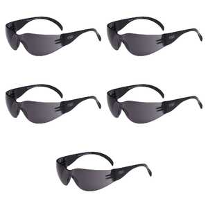Maxisafe 5 Pack Texas Smoke Anti-Fog Safety Glasses | EBR331