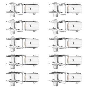 Thunderbird 10 Pack Fence Porcelain Ratchet End Strainer Insulator | EF-33A